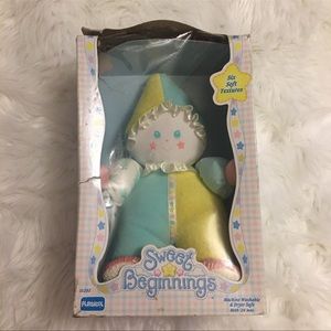 Vintage 90s Sweet Beginnings Plush Doll NIB